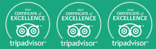 Tripadvisor certificate of excellence