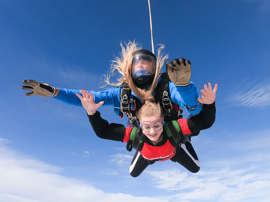 Tandem skydive over Yorkshire