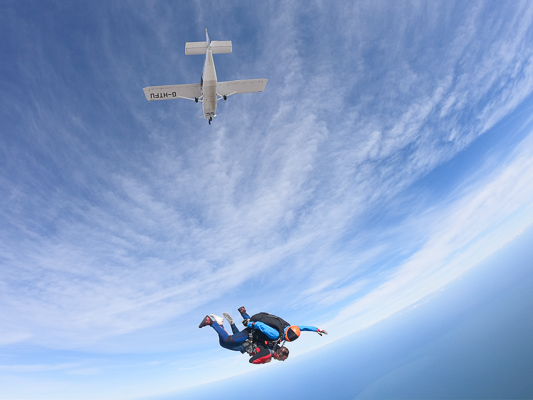 Skydive exit